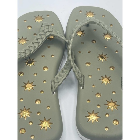 ROSY Green Galaxy Braided Flip-Flop - Women - Picture 4 of 6